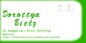 dorottya bielz business card